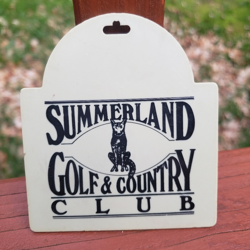 Summerland Golf & Country Club Golf Bag Tag- Summerland, British Columbia